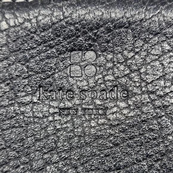 Kate Spade New York Black Pebbled Leather Hand Bag Single Handle Strap - Picture 2 of 10